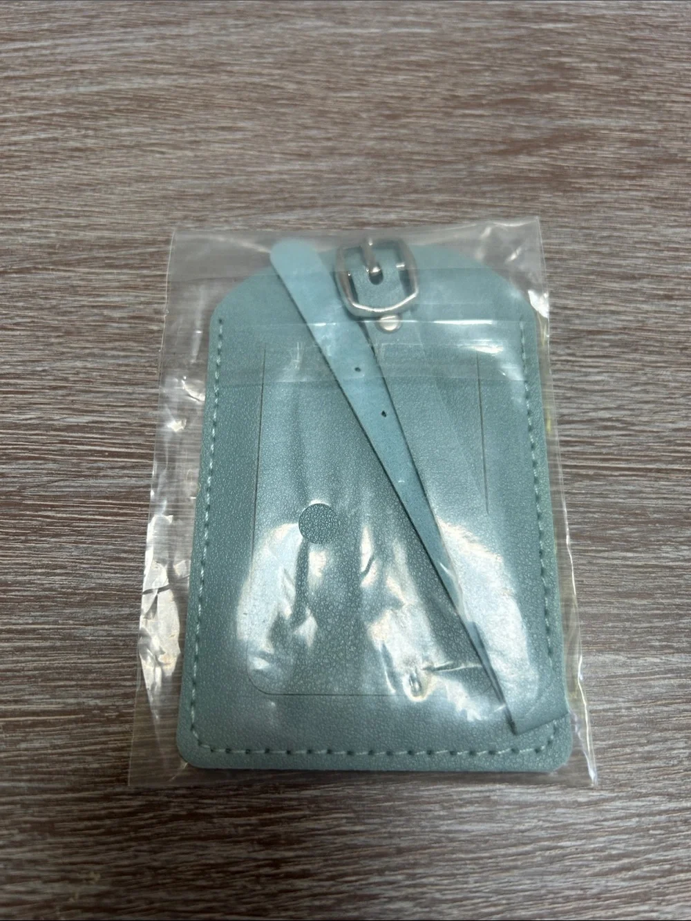 Light Blue Character Luggage Tag & Card Holder Set